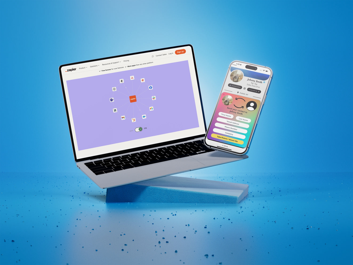 How to connect Tap Tag to Zapier / CRM