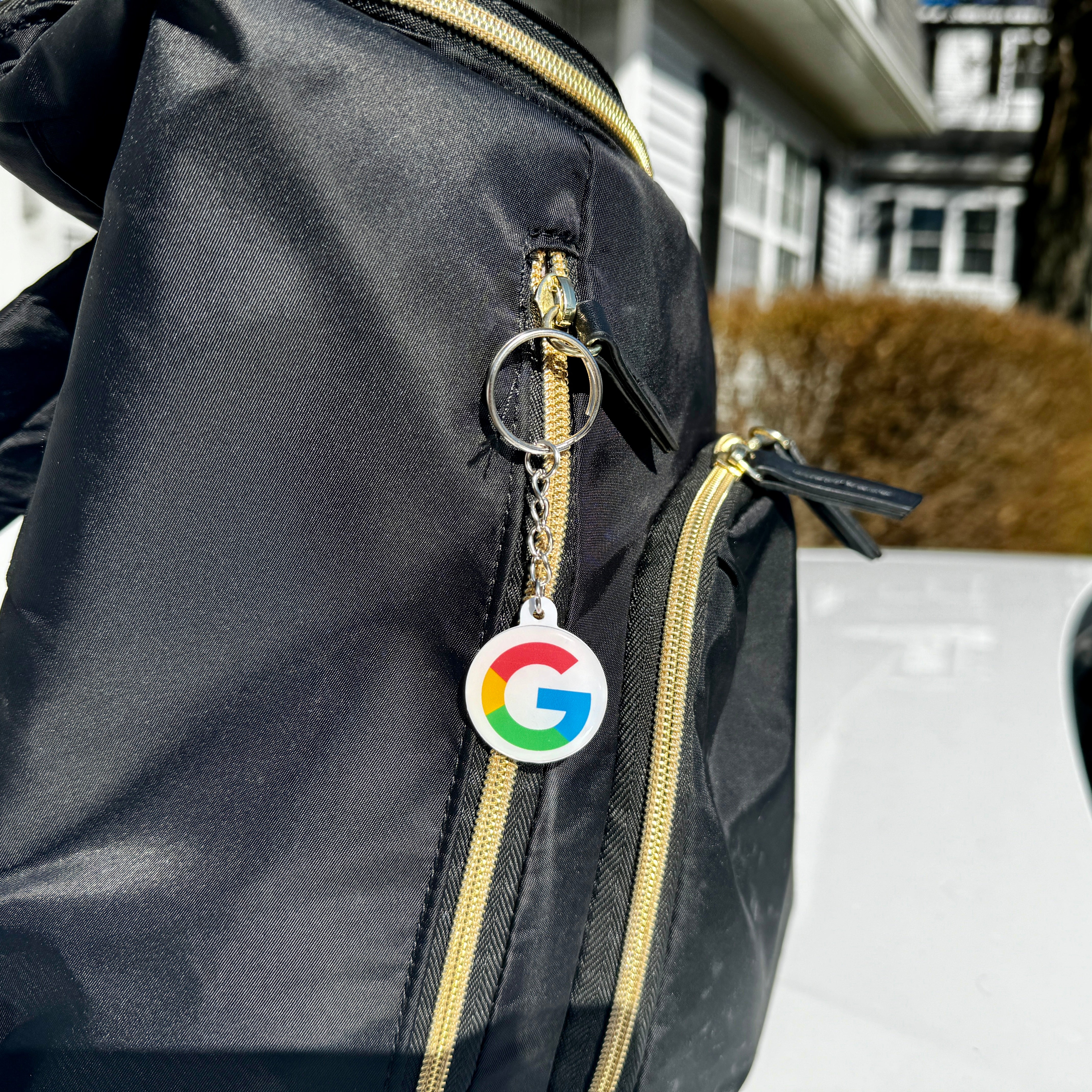 Tap Google Review Keychain w/ QR code