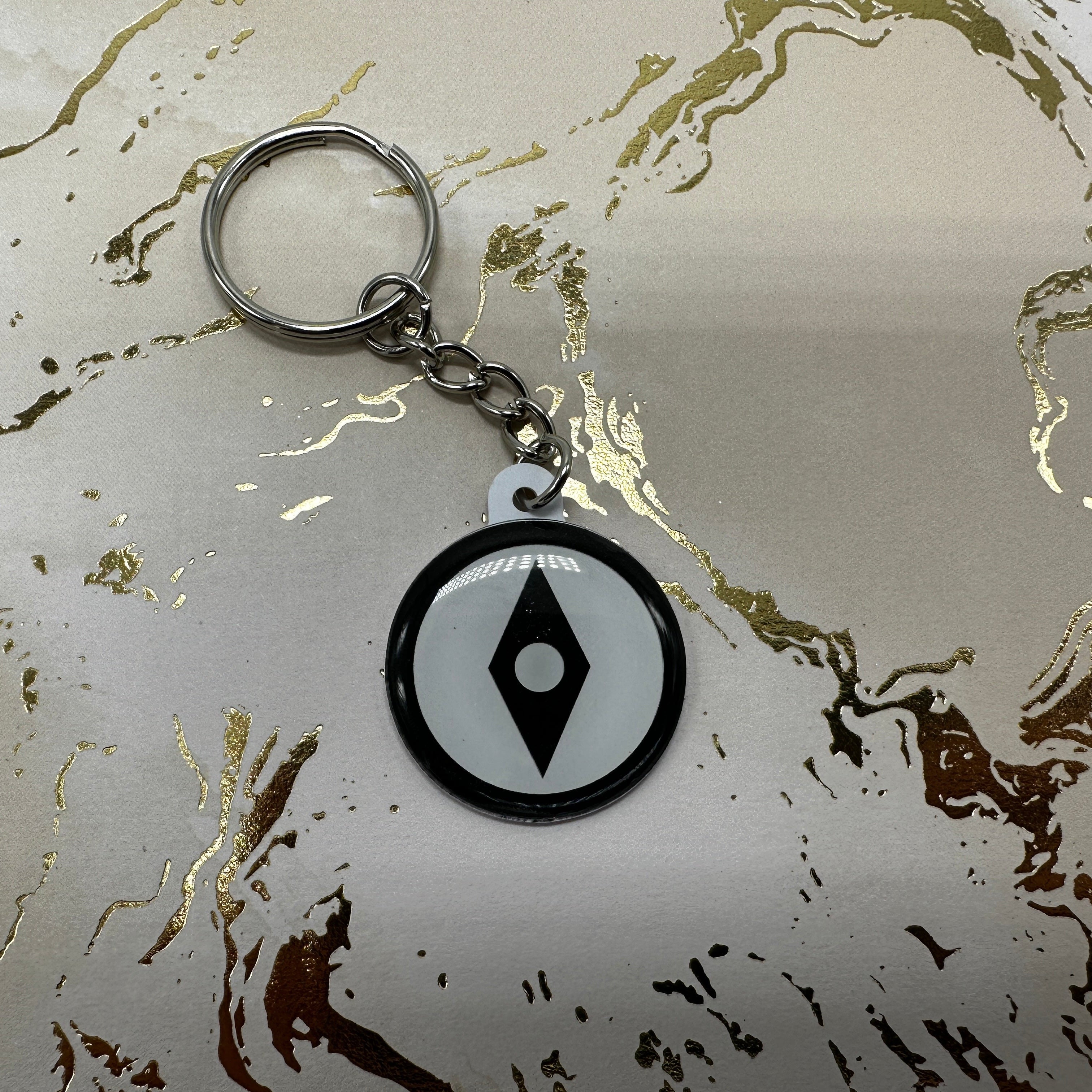 Custom Tap NFC keychain, custom logo. Tap to share contact info and digital profile