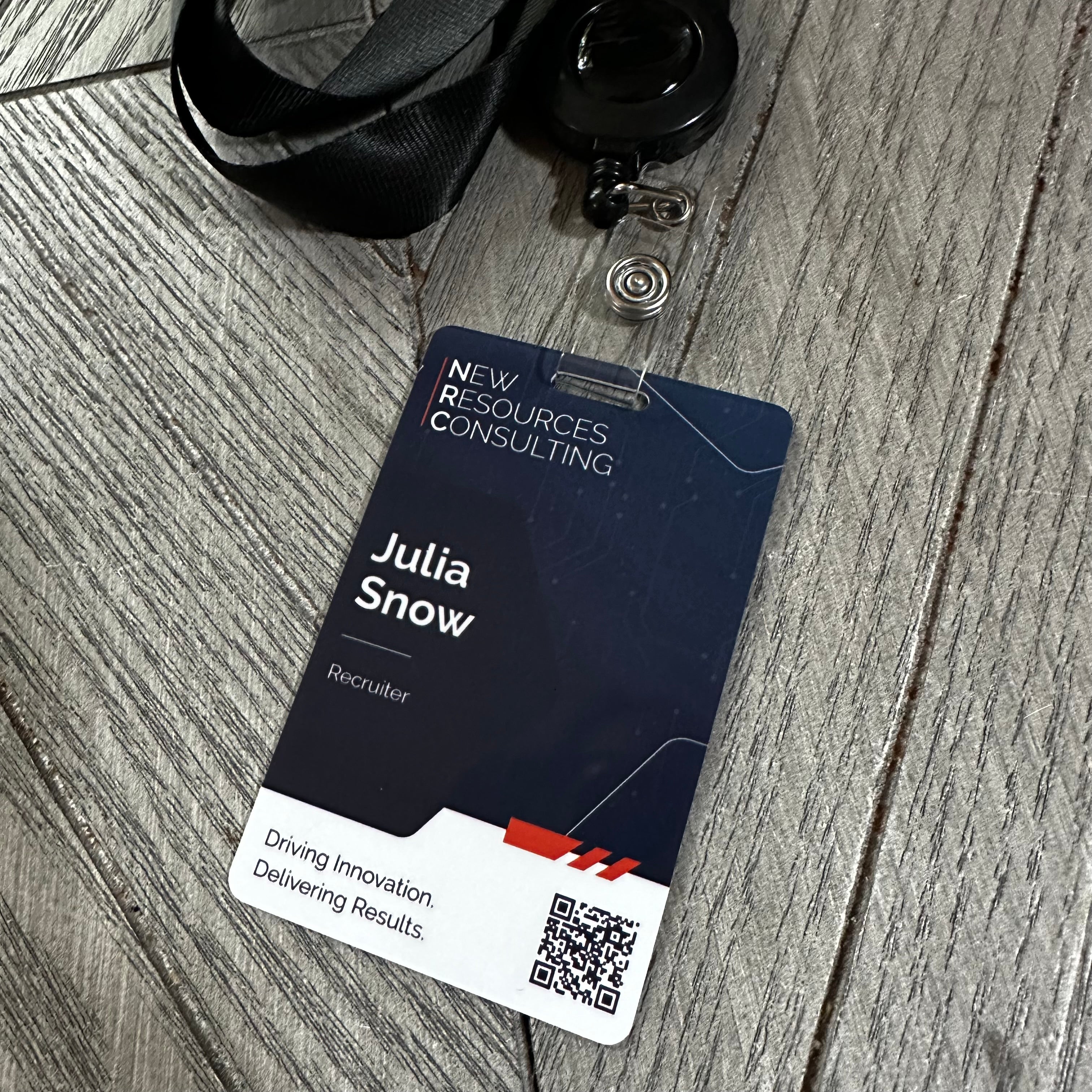 Custom Tap ID Badge Lanyard