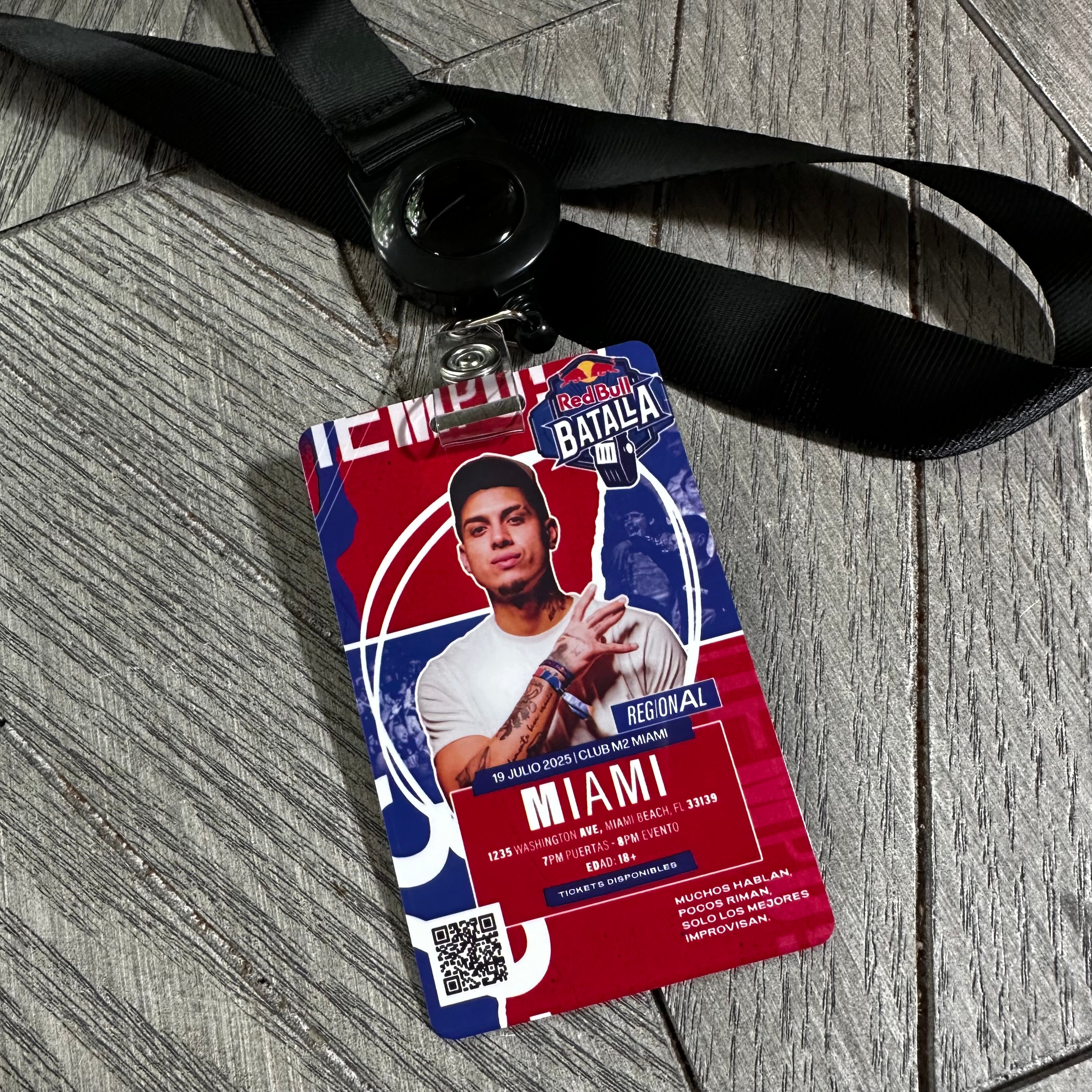 Custom Tap ID Badge Lanyard