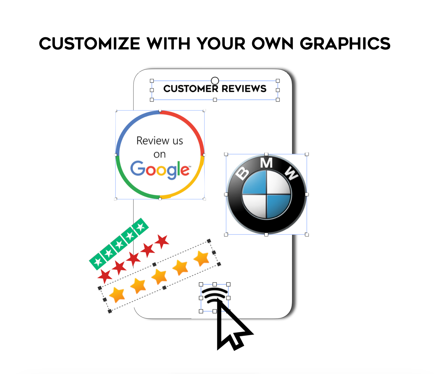 Custom Tap Review Card - Upload Logo