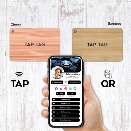 Tap Classic Card - Wood