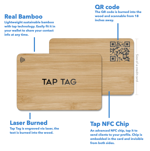Tap Classic Card - Wood