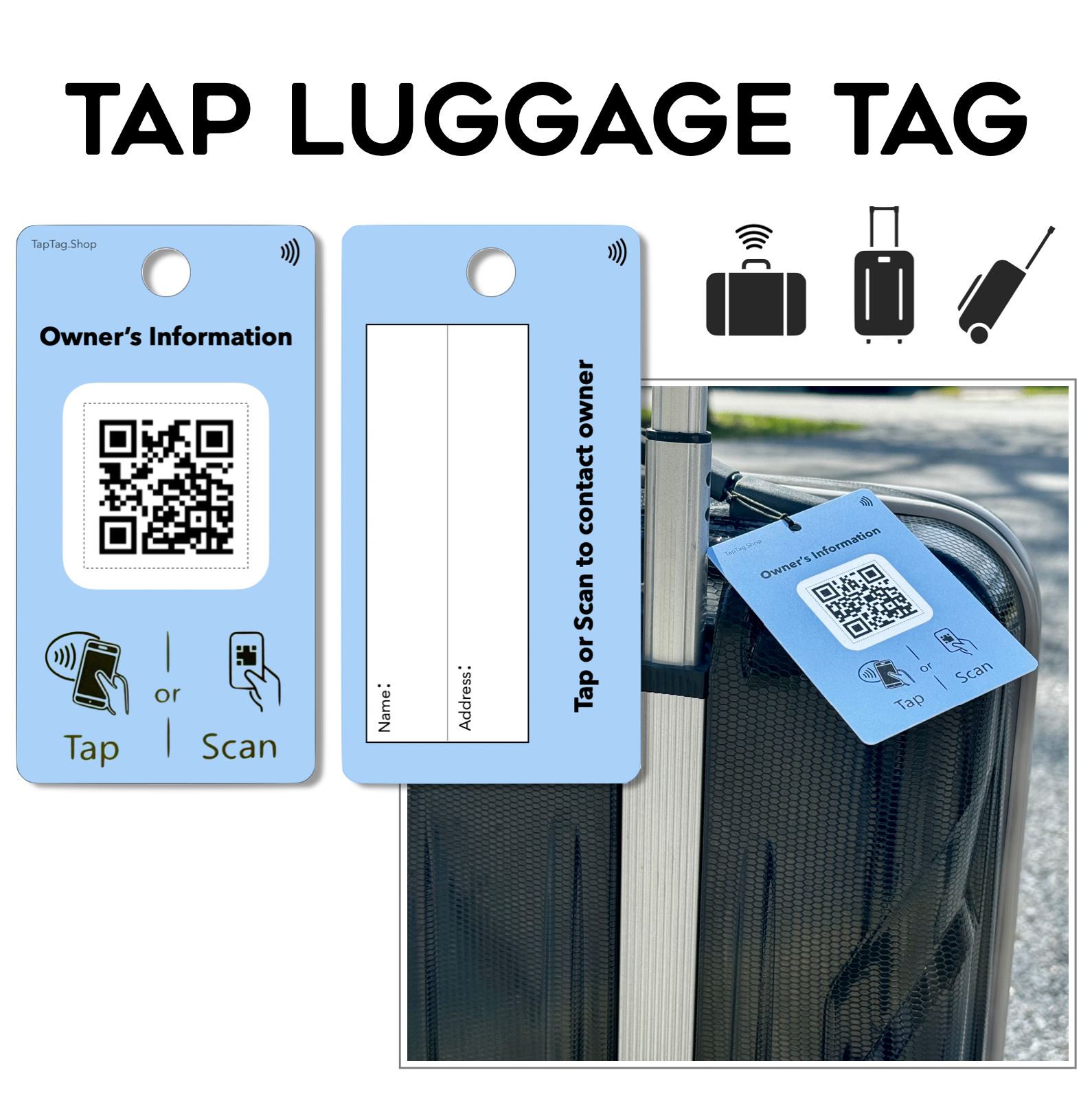 Tap Luggage Tag