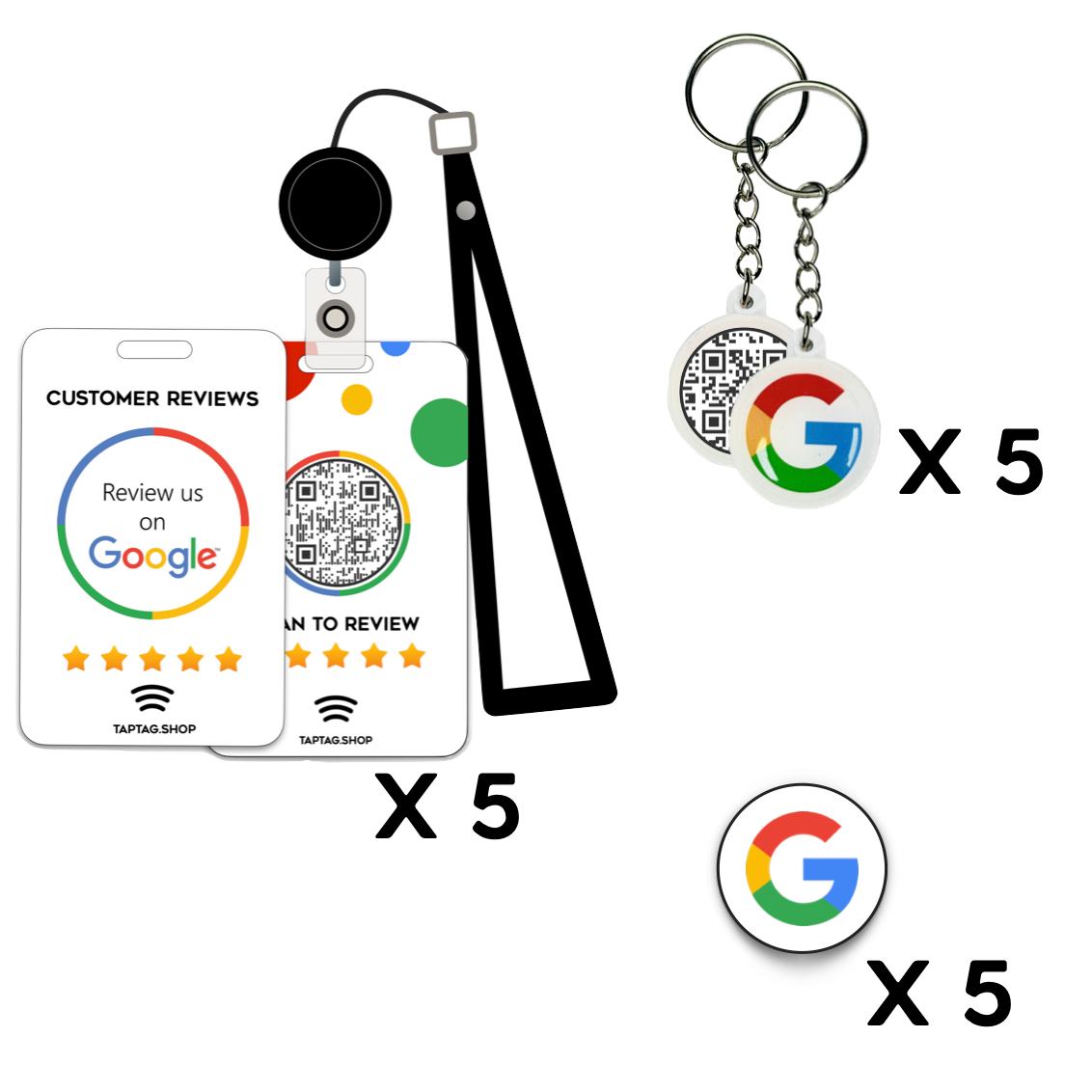 Tap Google Review Business Bundle (Choose Pack)