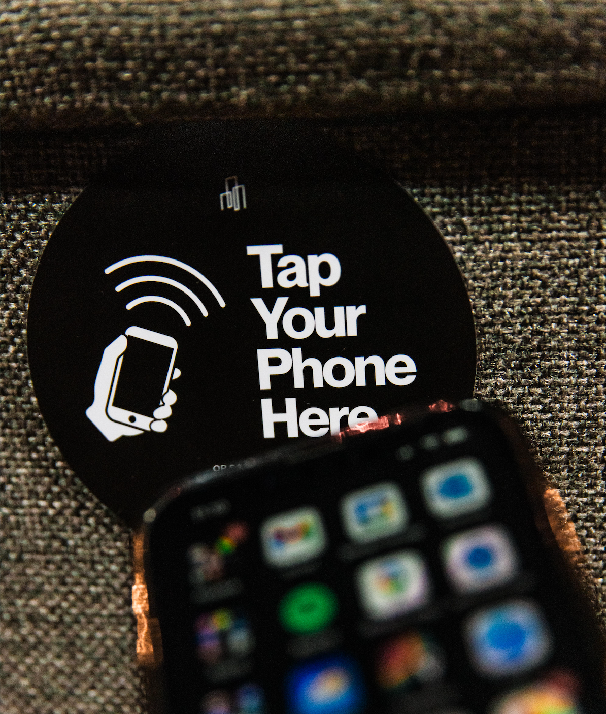 Tap & QR Sign for Churches & Seating - Custom