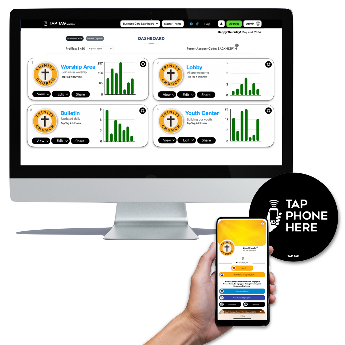 Church Management Dashboard