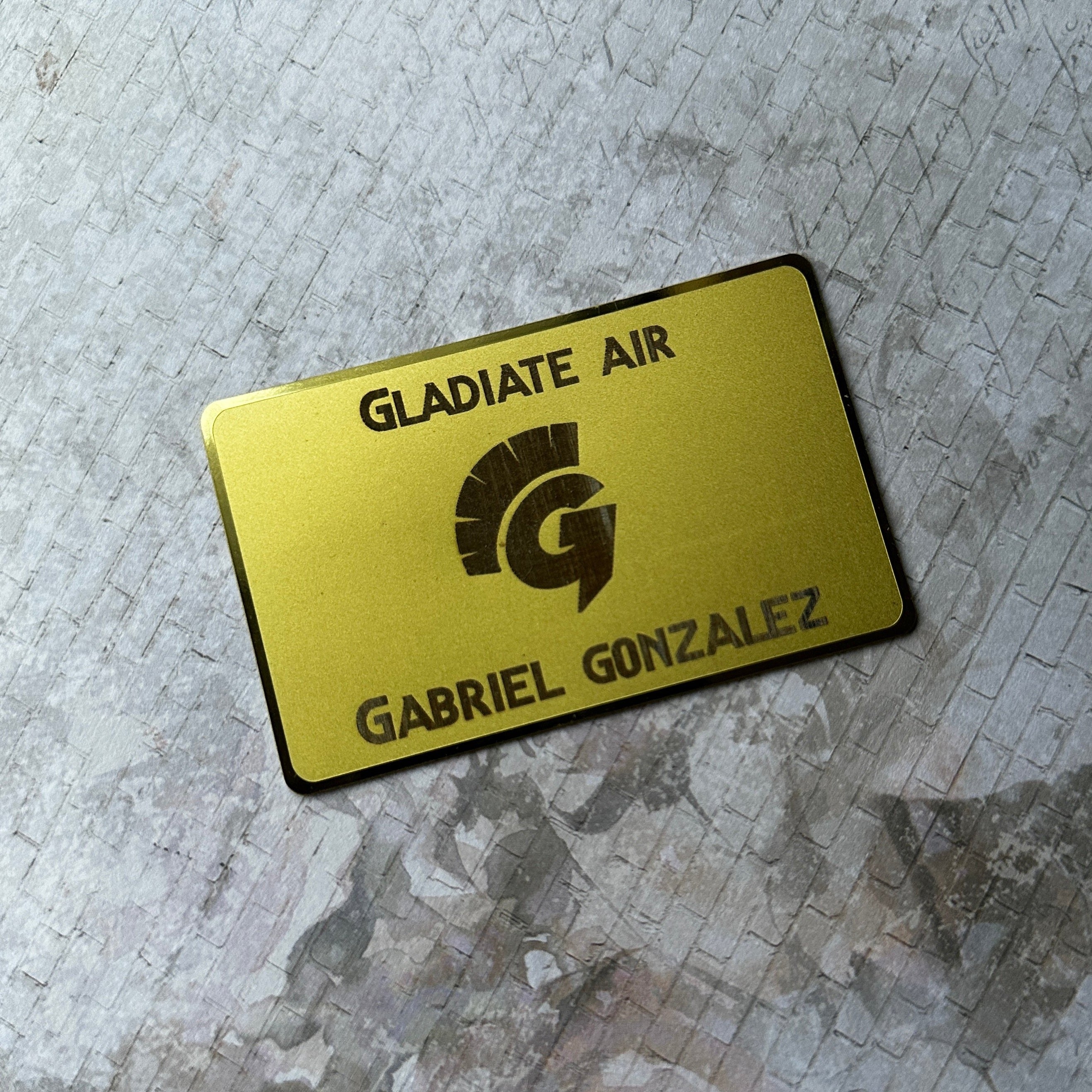Custom gold plated nfc tap business card. tap to share contact info and digital profile