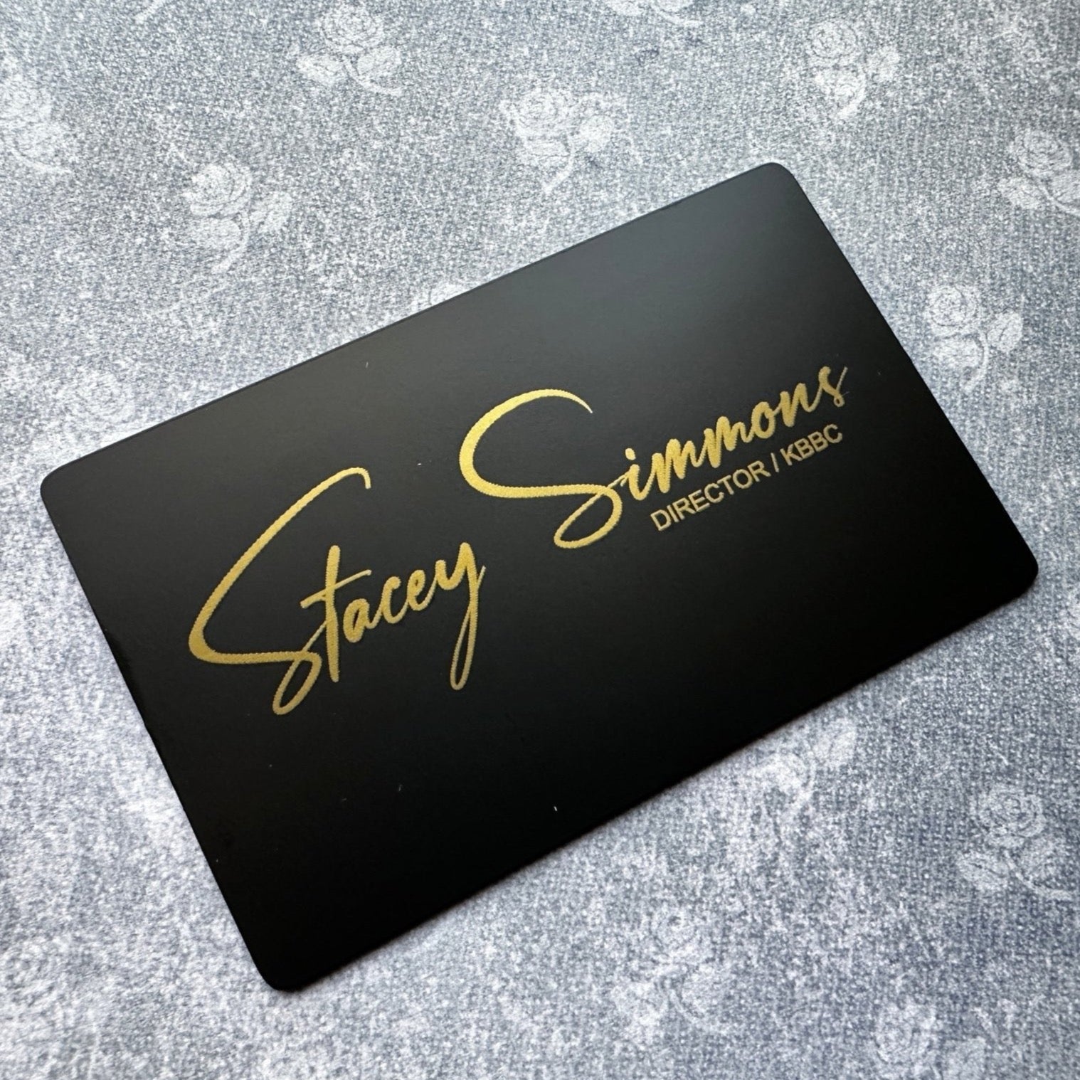 Custom Black metal tap NFC business card, gold engraving, tap to share contact card and digital business card. upload your own logo.