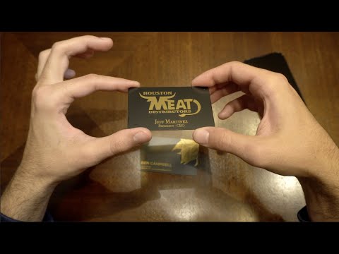 Brass Metal NFC Business Card video