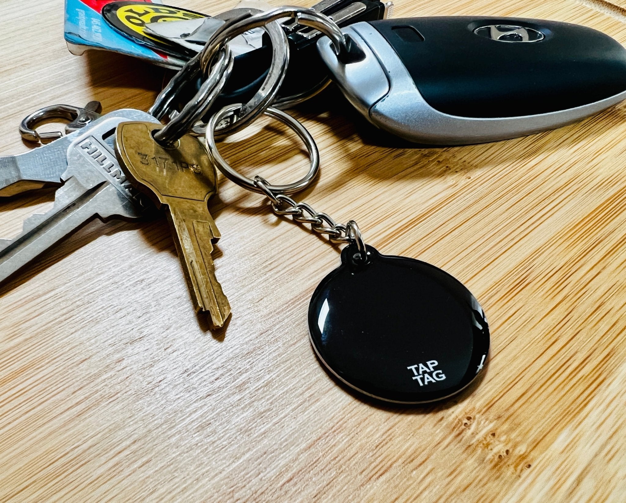 Matte Black - NFC Lightweight Keychain - Tap Tag