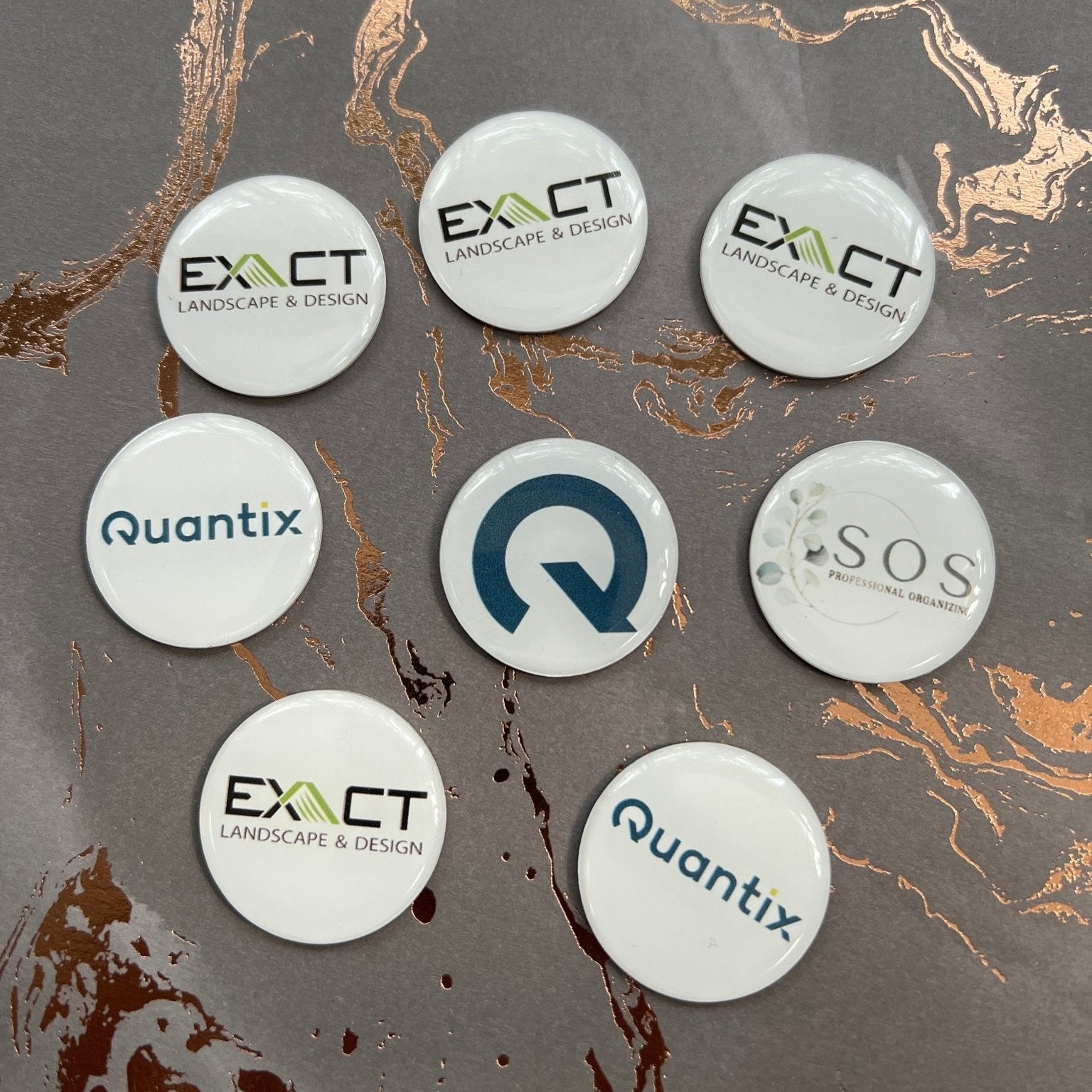 custom sticky dot nfc tap tag, tap tag sticks to back of bottom of phone. Tap to share contract info and digital profile