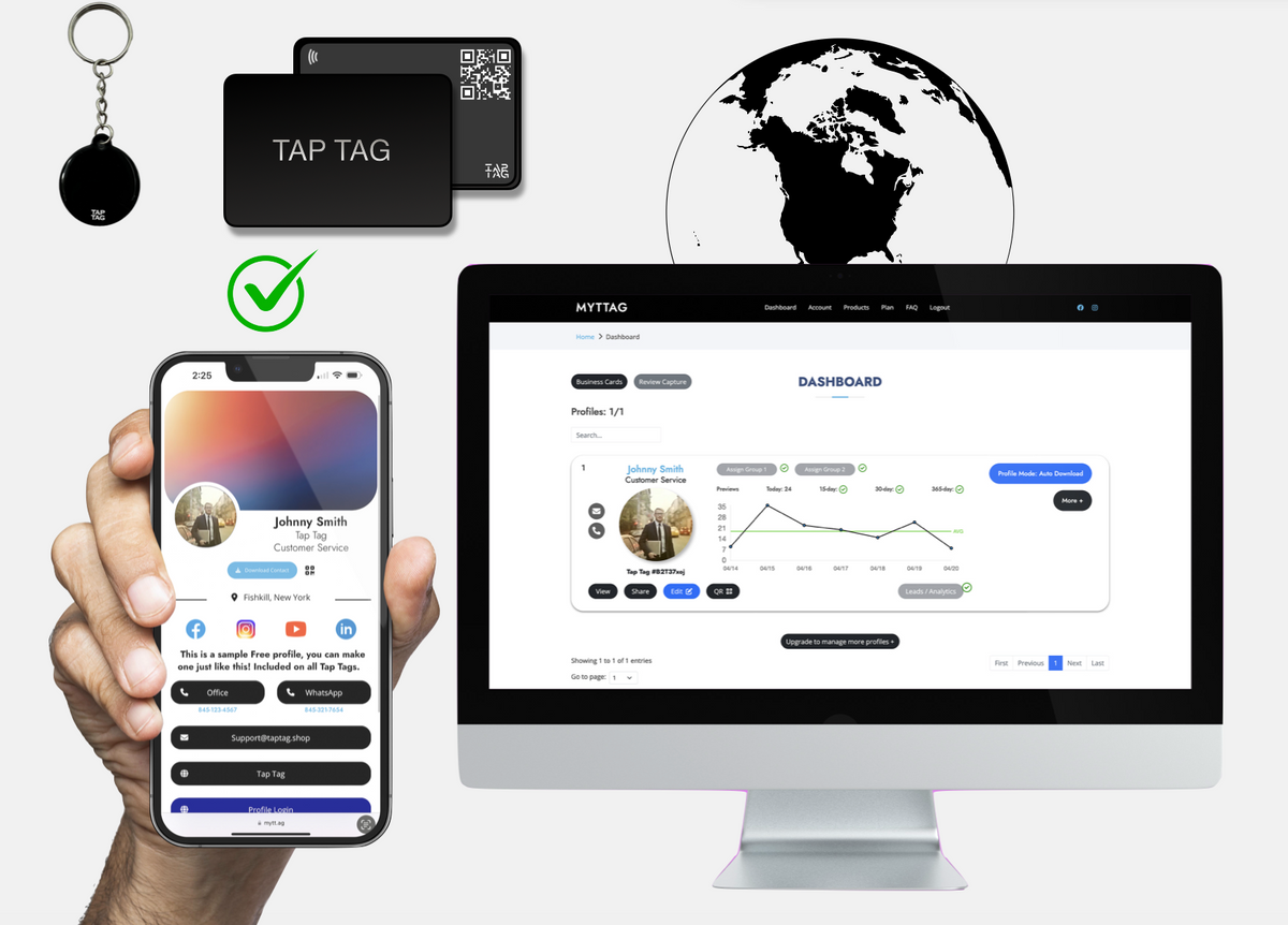 Throw Away Your Paper Business Cards and Get Tap Digital Business Cards