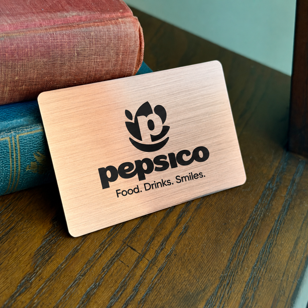 Gold-Plated Stainless Steel - Tap Business Card