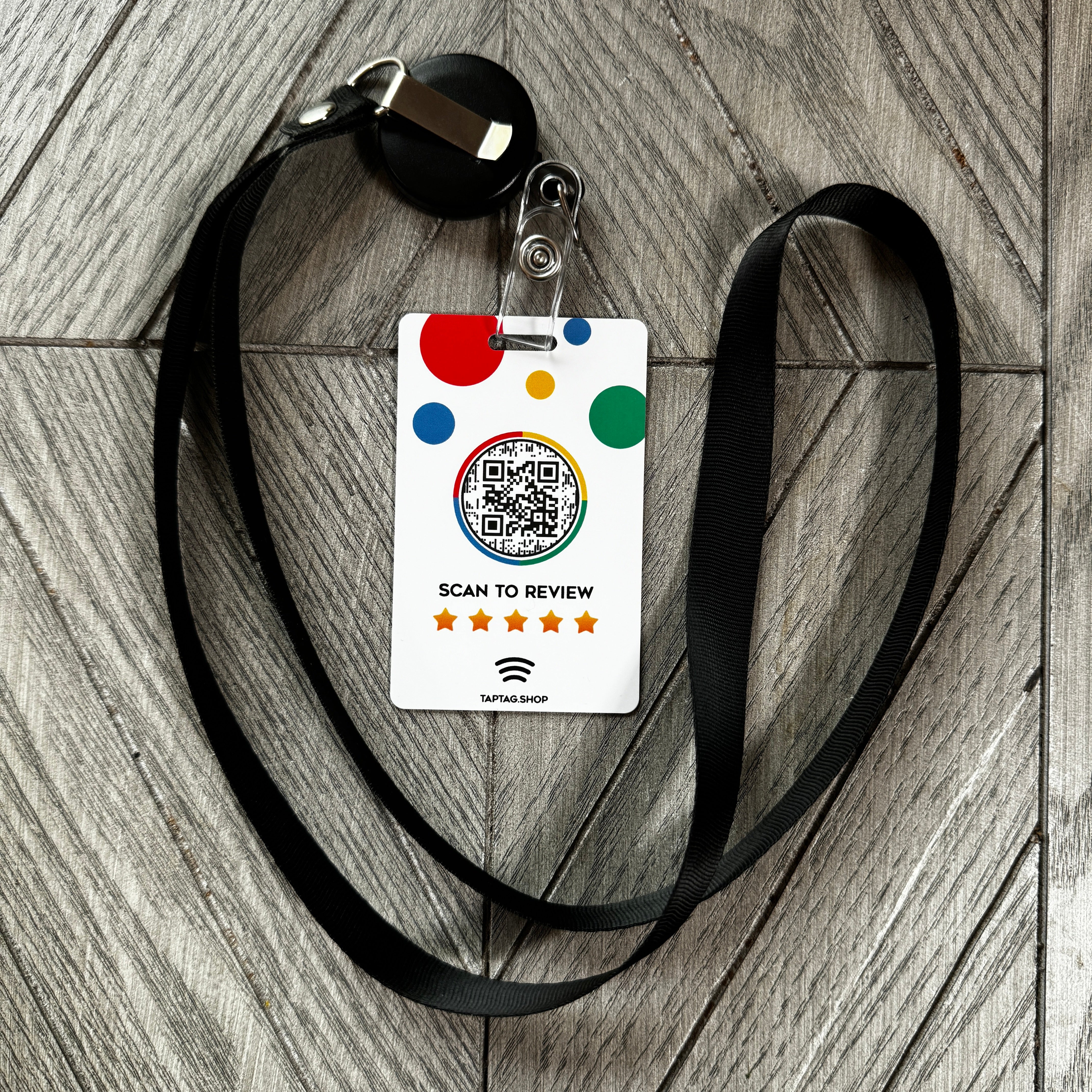 Tap Google Card &  Zip Lanyard