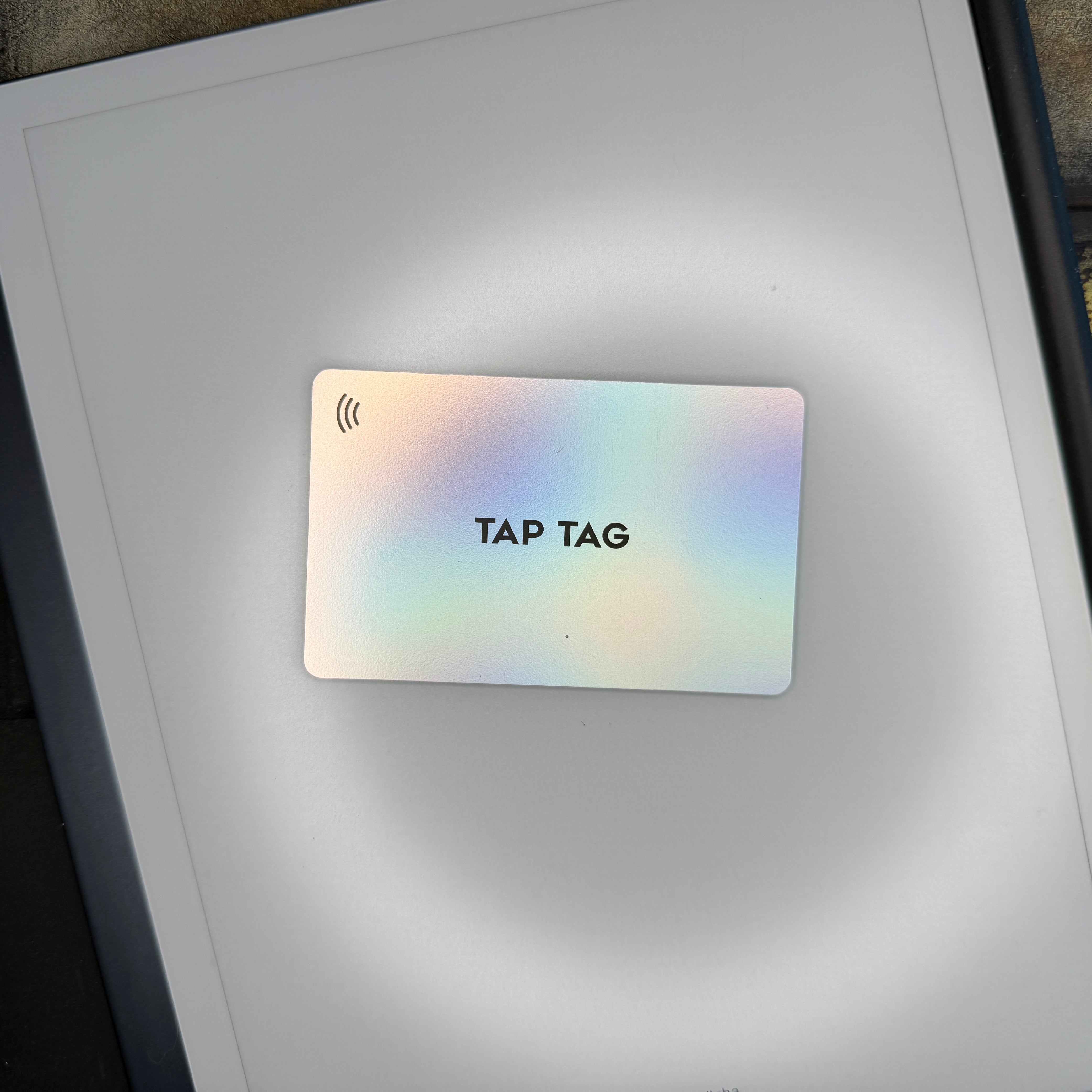 Tap Business Card. Tap to see websites, contact info, google reviews, anything. Comes in 7 different colors Lightweight and affordable costs. Comes with free digital business card dashboard to manage content. Holographic opal card 