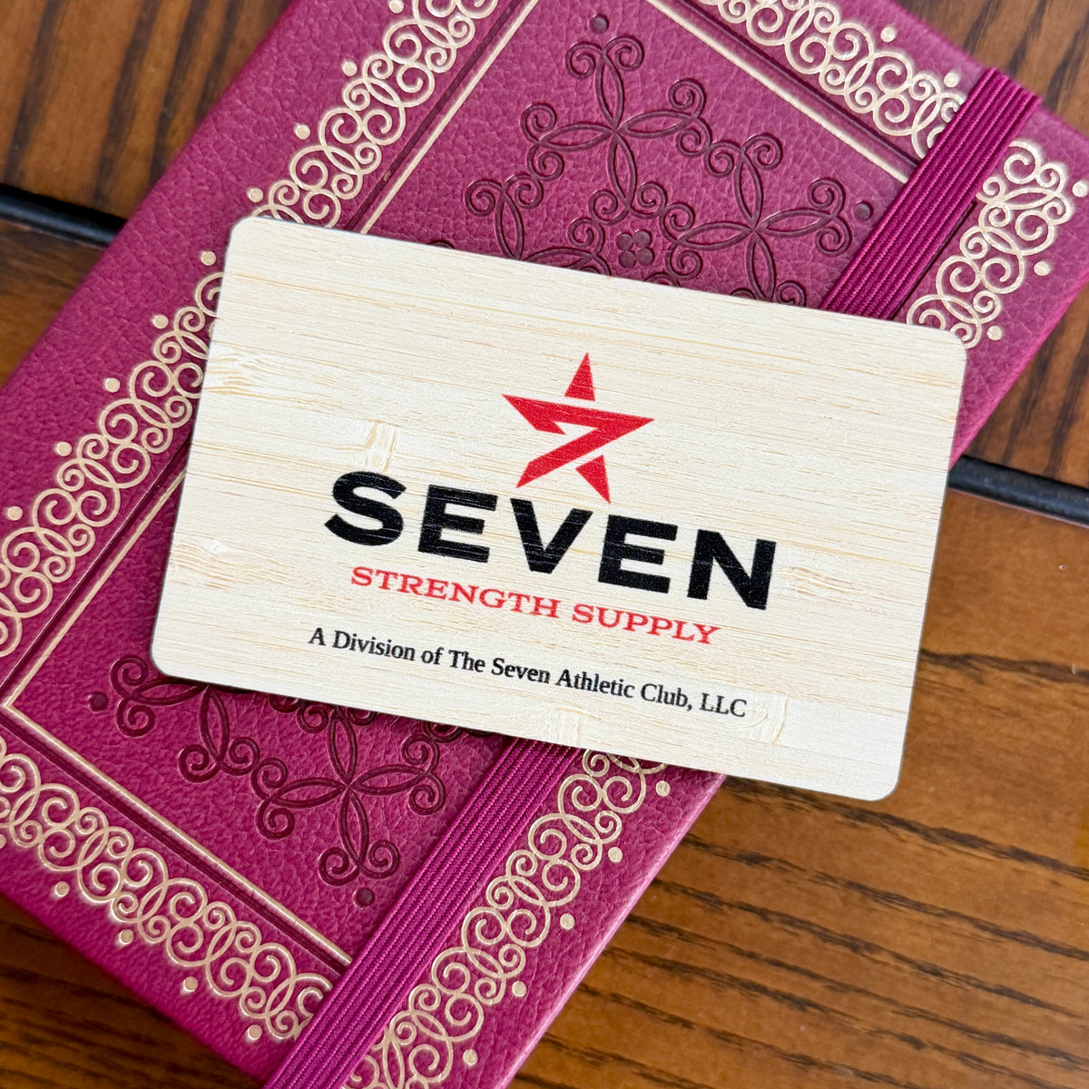 Custom Bamboo wood tap nfc business card with full color UV printed logo and text. tap to share contact information and digital profile
