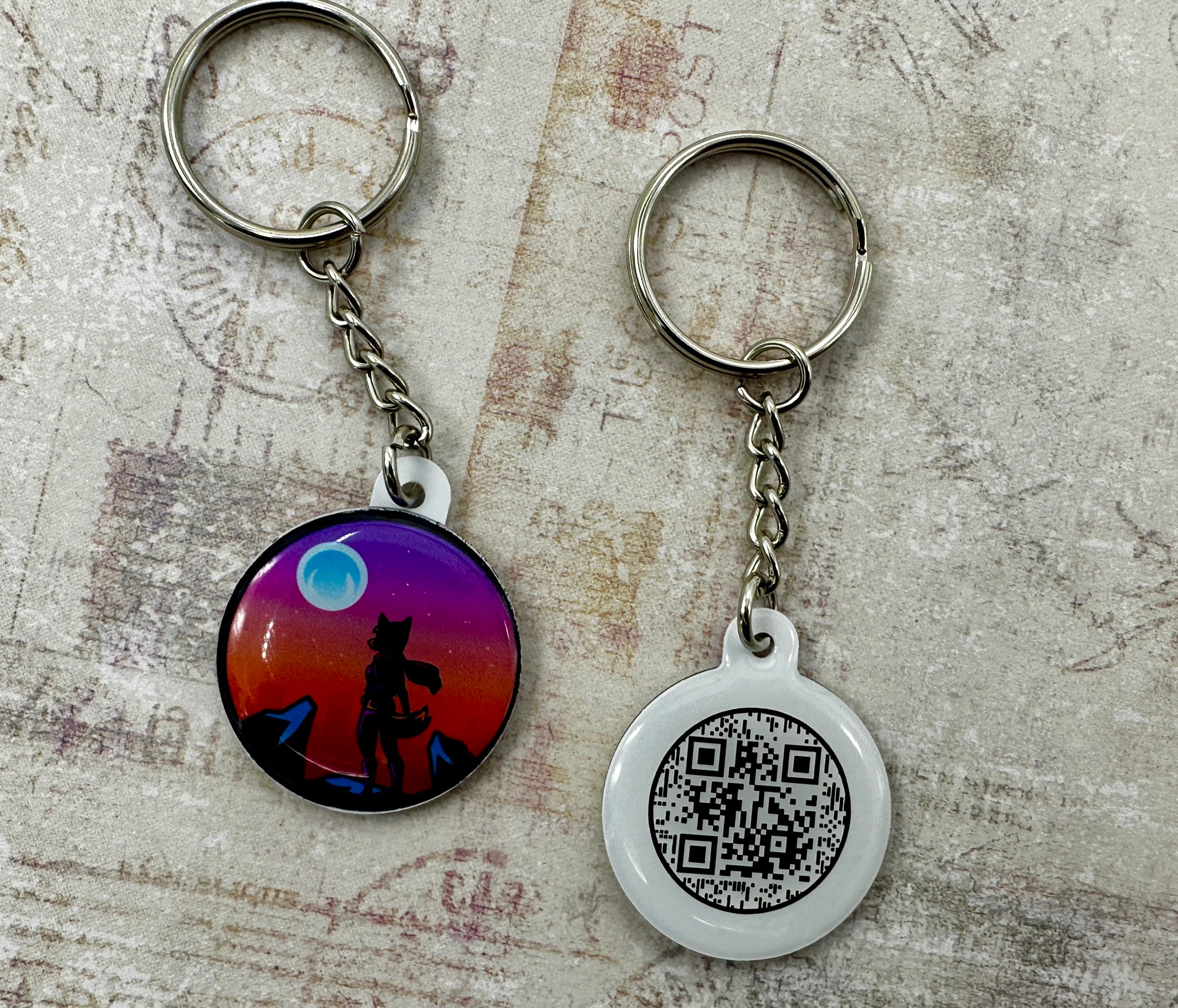 Tap NFC keychain 