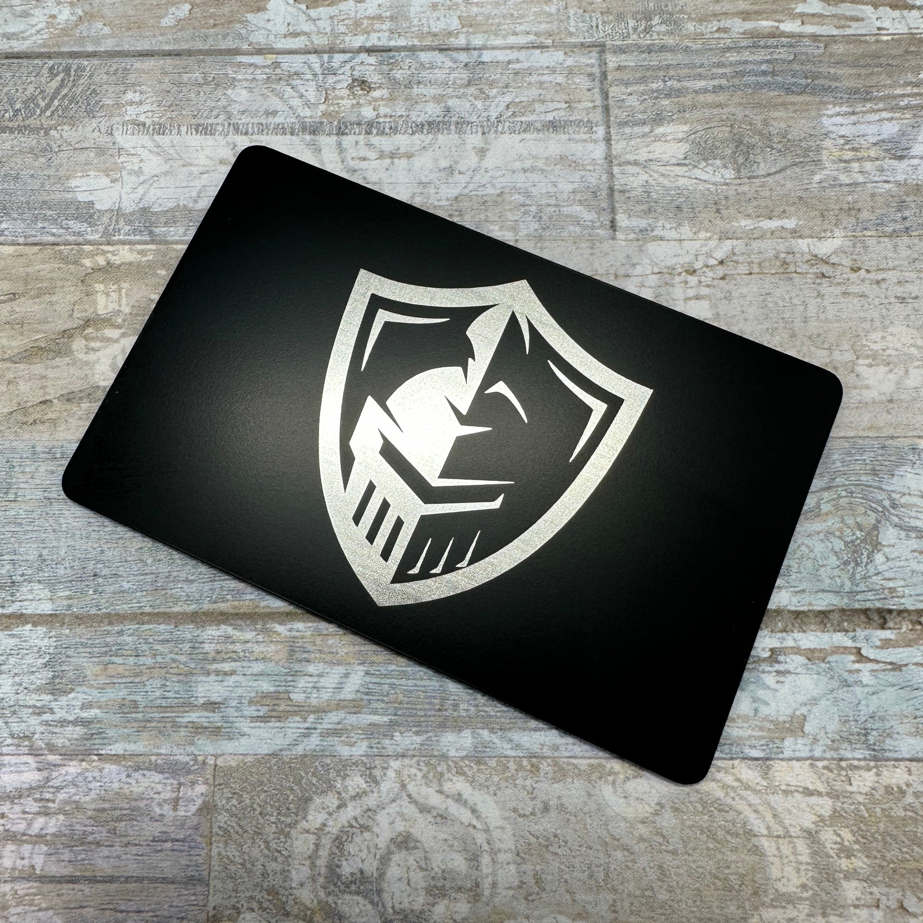 Matte Black Anodized Stainless Steel - Tap Business Card