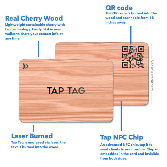 Tap Classic Card - Wood