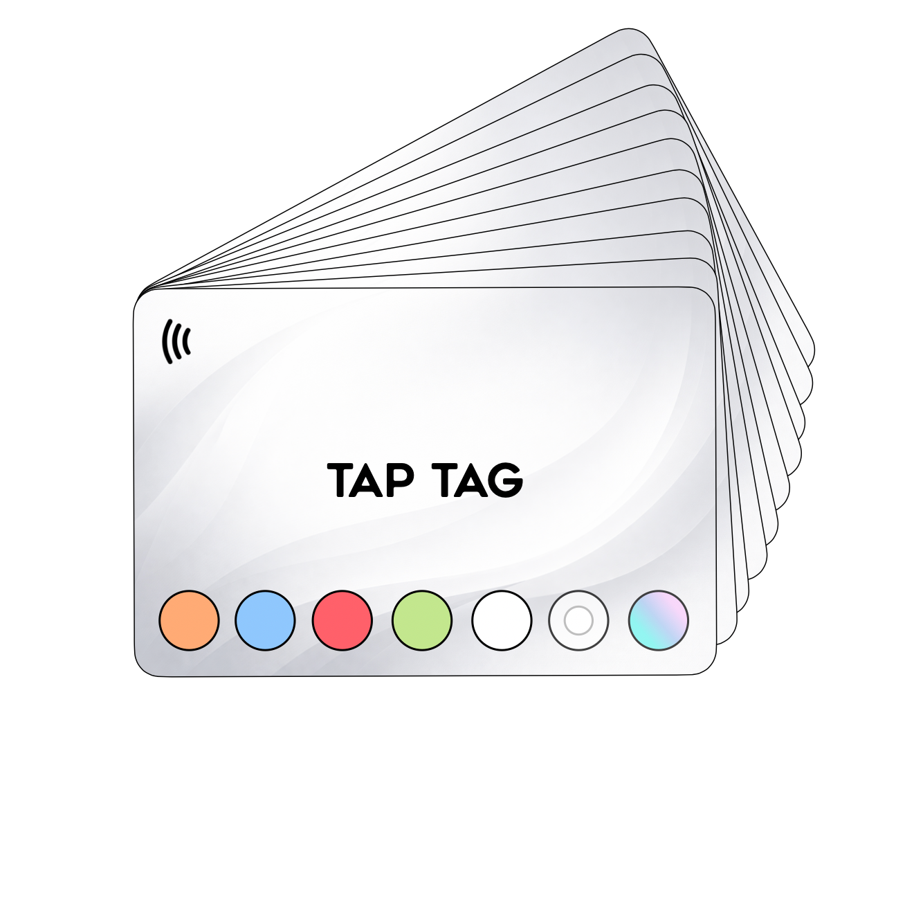 Tap Tag Classic Tap Card Pack - Choose Color