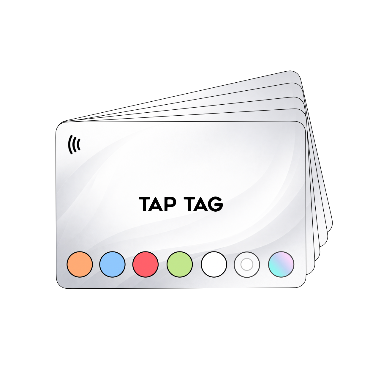 Tap Tag Classic Tap Card Pack - Choose Color