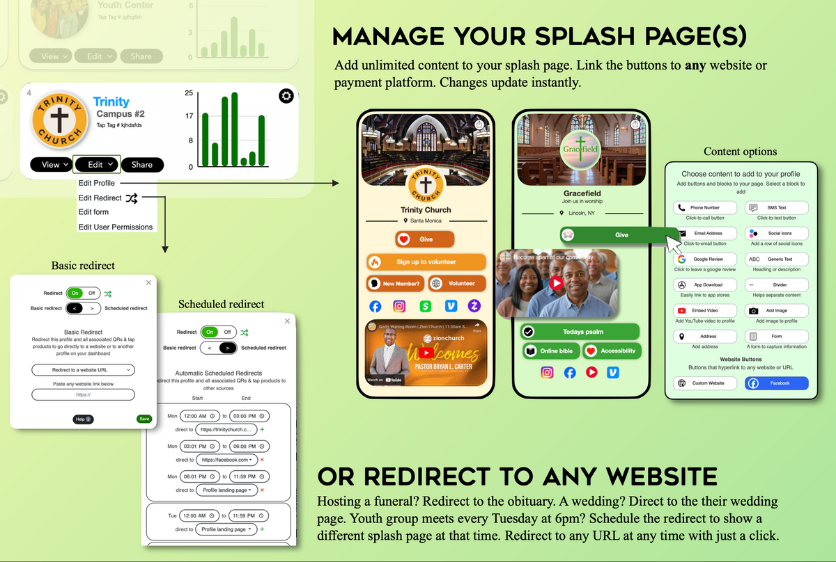 Church Management Dashboard