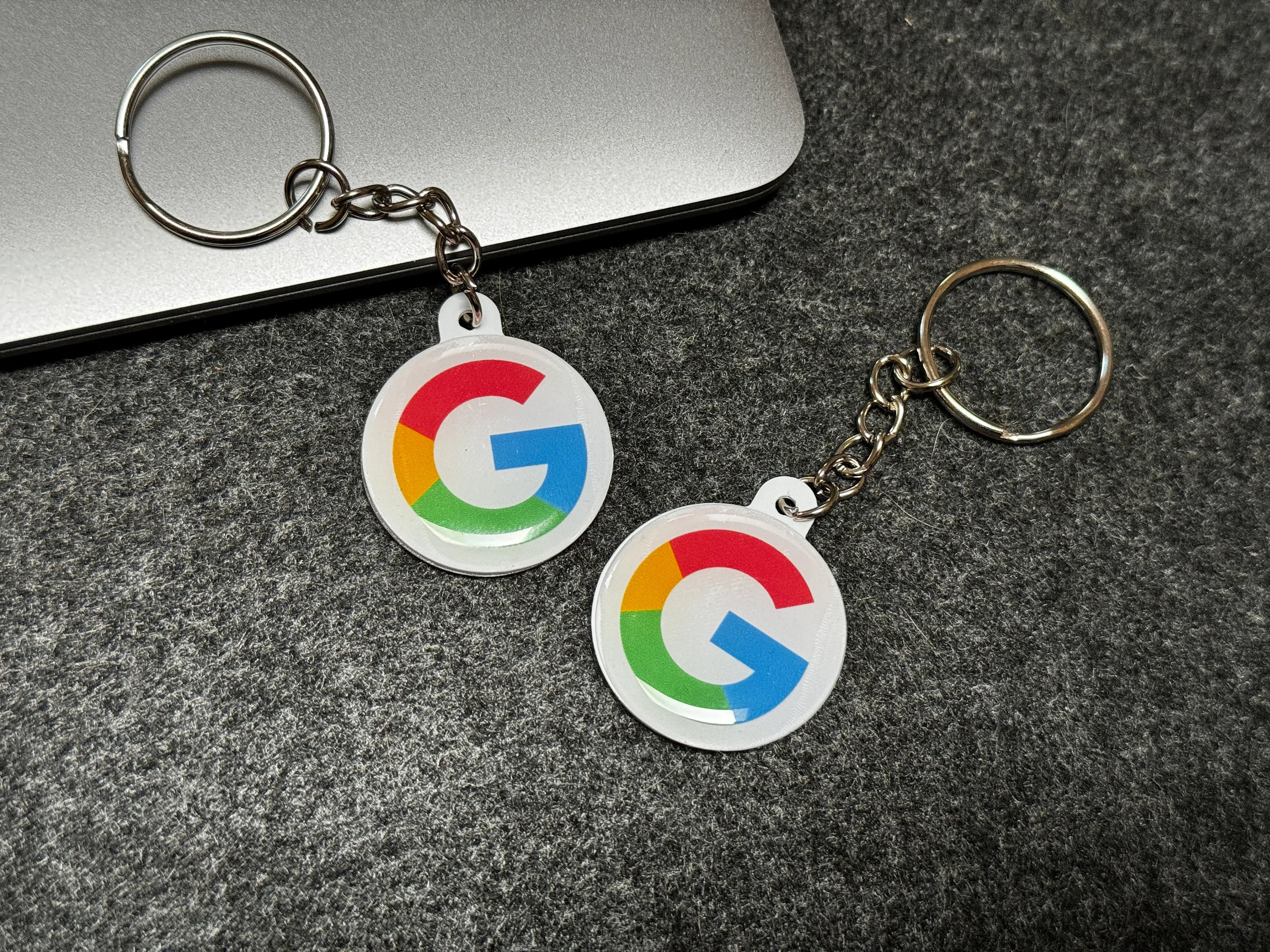 Tap Google Review Keychain, tap for google reviews. QR and tap ability