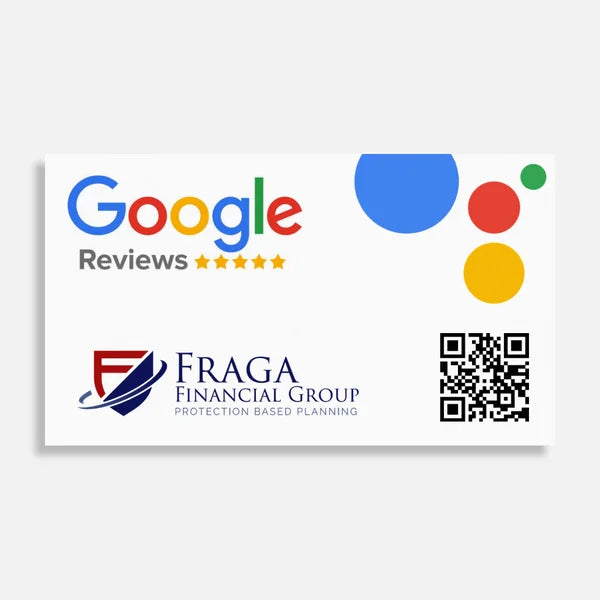 Custom Paper Handout Google Review Cards | 500 or 1,000 Pack