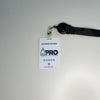 Video of Custom tap lanyard to capture reviews. Tap to a smartphone to get google reviews. Customize with your own logo or graphics. NFC technology with lanyard. 