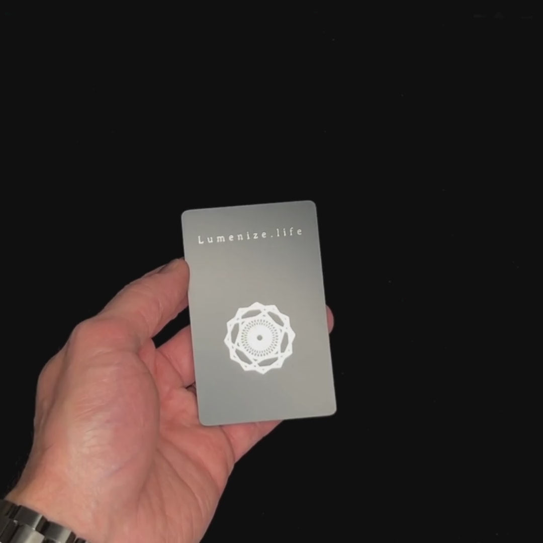 Video about steel metal tap business card.