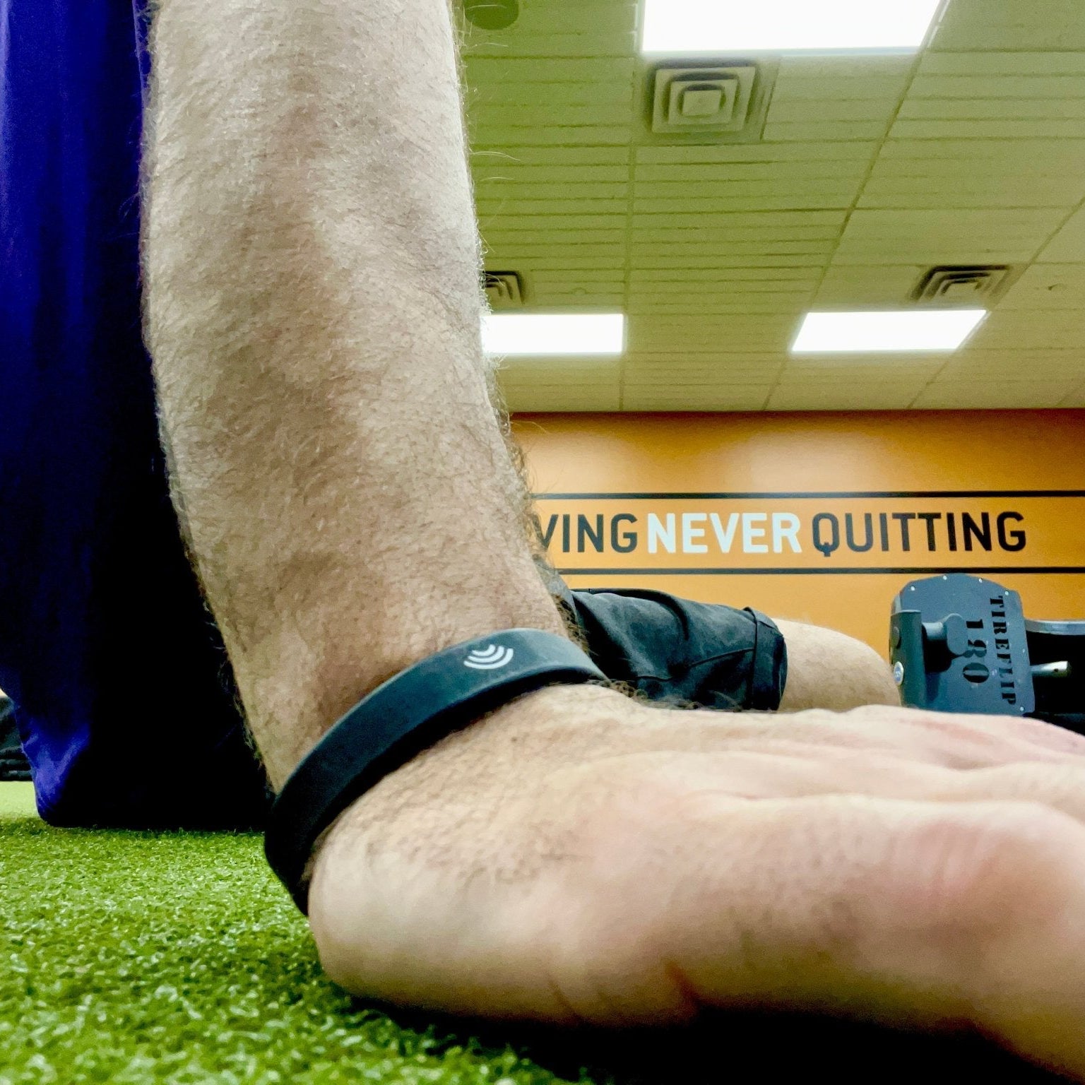 Silicone Minimalist NFC Wristband - tap bracelet. Wear on your wrist and share your contact with a tap. Waterproof and comfortable tap arm band. 