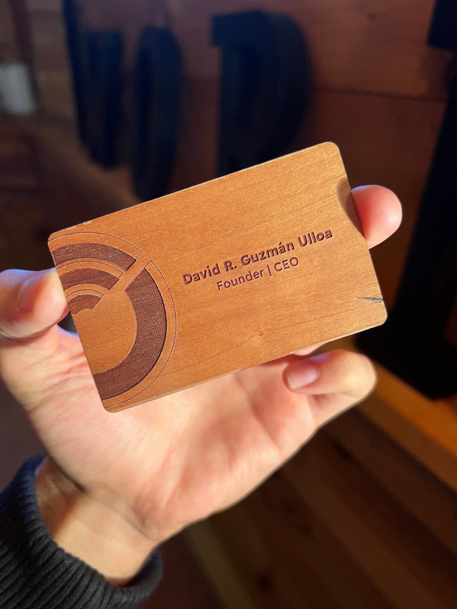 Sustainable Cherry - NFC Business card - Tap Tag
