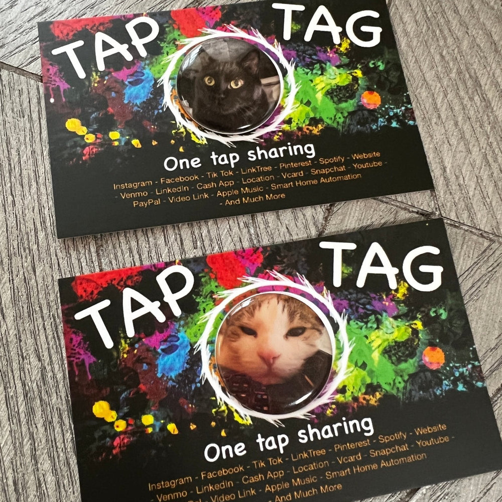 Tap Tag Samples Custom Tap Sticky Tag | Link to Review Site | UPLOAD YOUR DESIGN ...